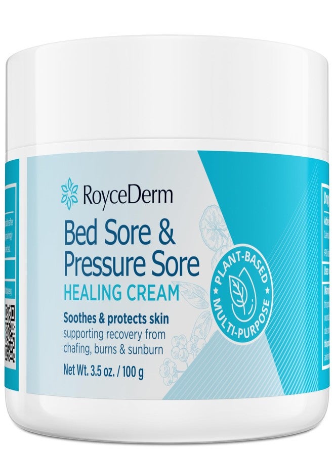 Roycederm Bed and Pressure Sore Treatment Cream: Fast Skin Healing Cream - Infection Protection for Bed Sores, Pressure Sores, Blisters, Cuts, Burns - for Bedridden, Elderly and Amputees - 3.5 OZ - Image 1
